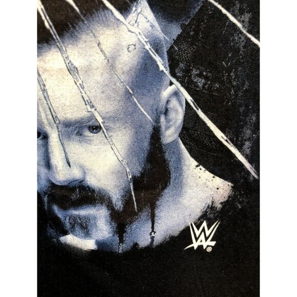 WWE Mens Superstars Black T-Shirt Large 100% Cotton Graphic Tee - Picture 3 of 6